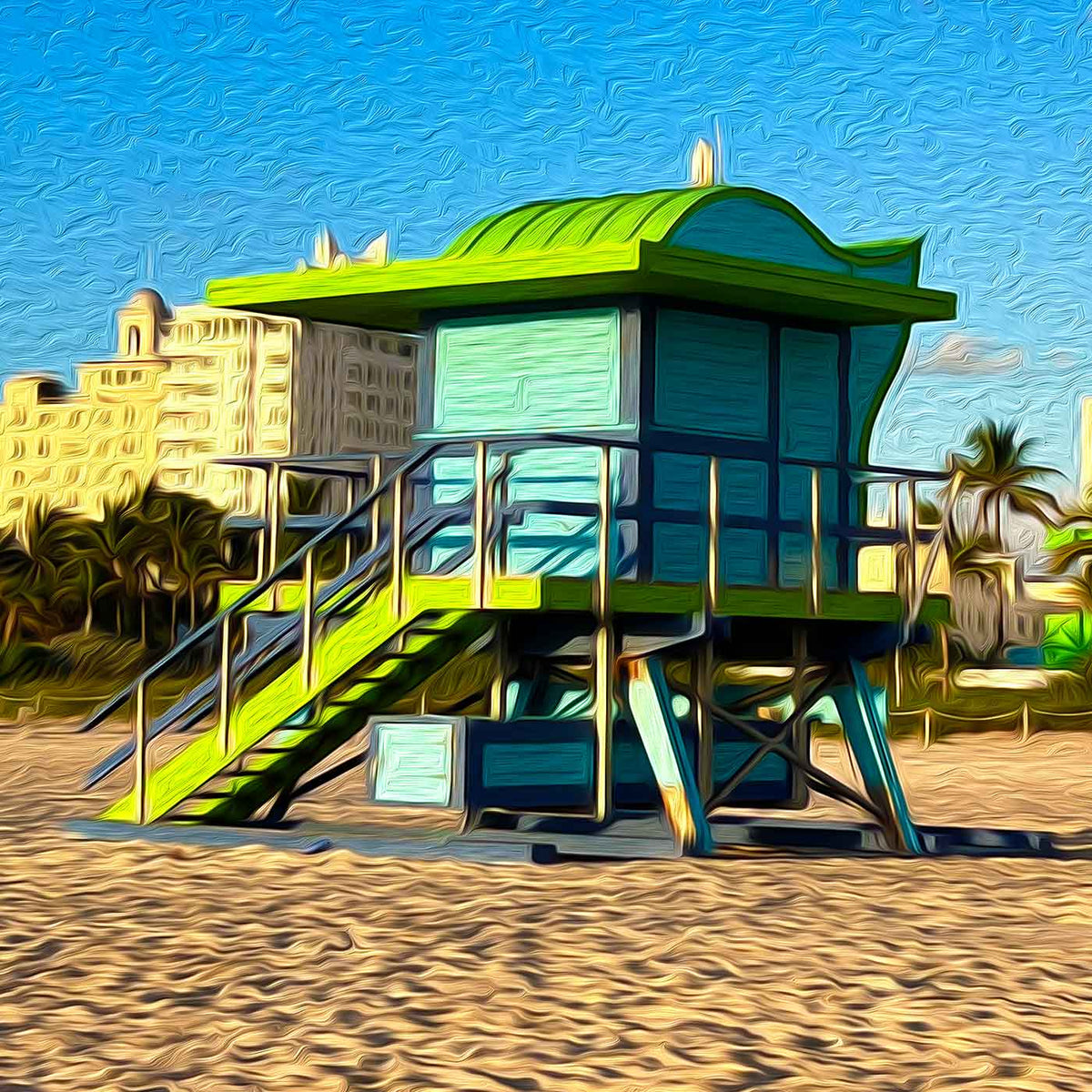 Green Lifeguard (Miami Beach)